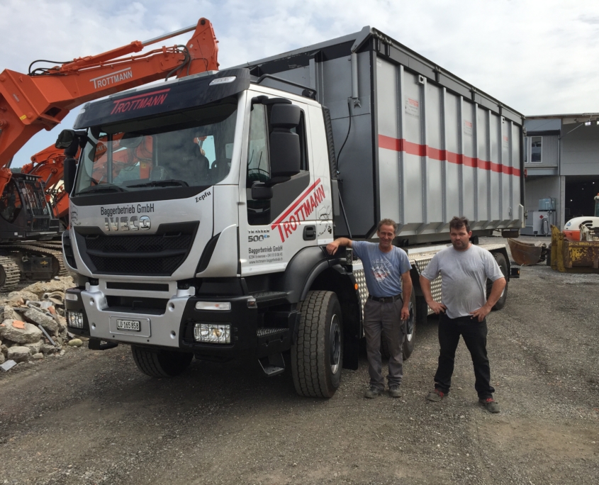 Abrollkipper SAURIER 26TR70 Varitec, Trottmann Baggerbetrieb GmbH