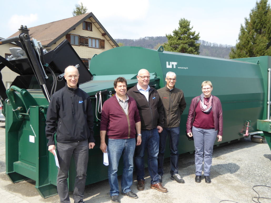 Presscontainer-Schulung, Muldenservice Andreas Hollenstein