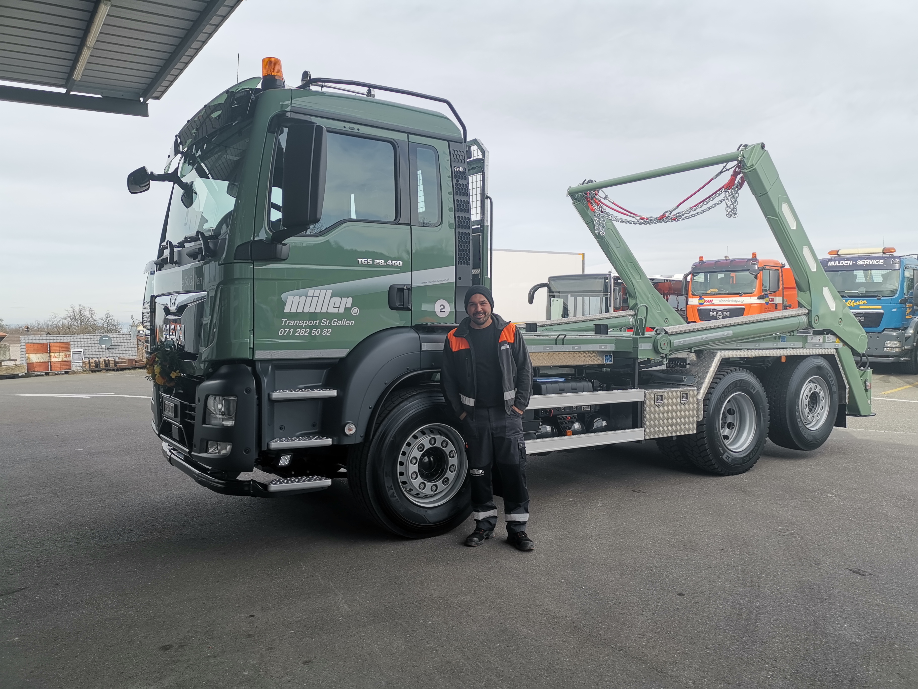 Absetzkipper GIGANT 26T Comfort, Max Müller AG UT-Absetzkipper GIGANT 26T Comfort, Max Müller AG