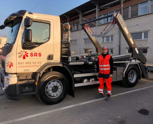 Absetzkiper GIGANT 18T - SRS Allschwil Welaki: Realisierter Absetzkiper GIGANT 18T der SRS Allschwil AG
