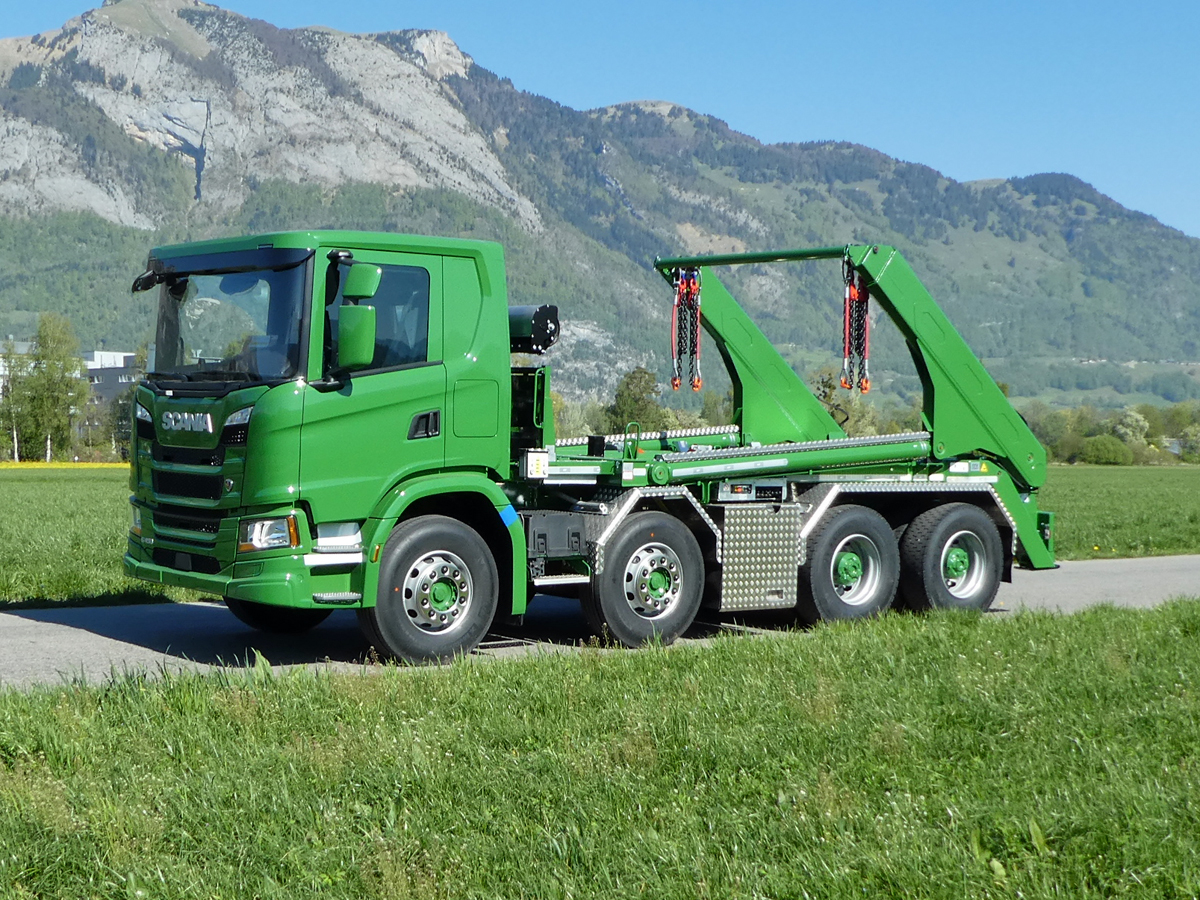 Welaki: Teleskop-Absetzkipper GIGANT 32T Comfort -Scania